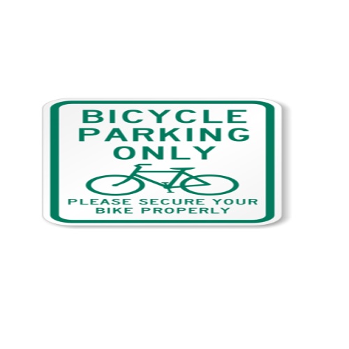 Usha Armour Bycycle Parking Signage, Size: 24 x 12 Inch